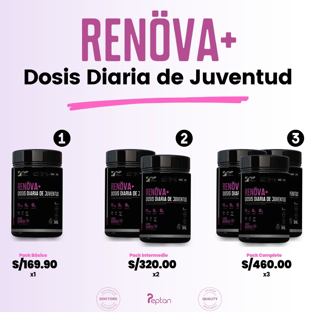 RENÖVA+ Dosis diaria de Juventud y Vitalidad